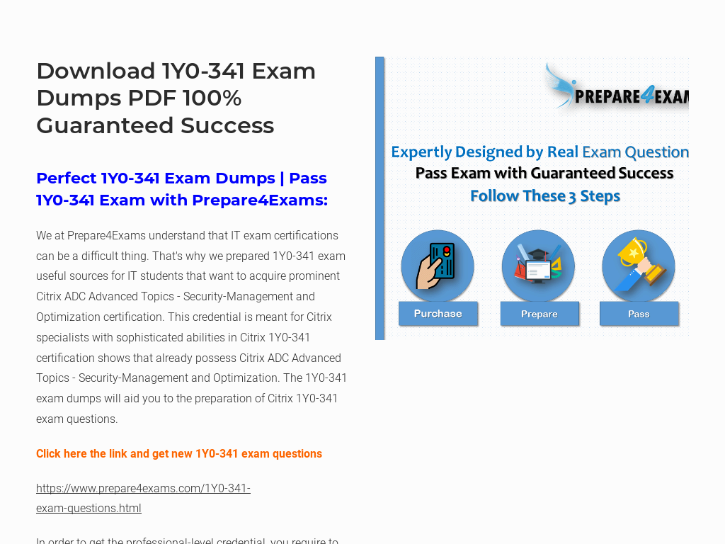 1Y0-341 Reliable Test Preparation