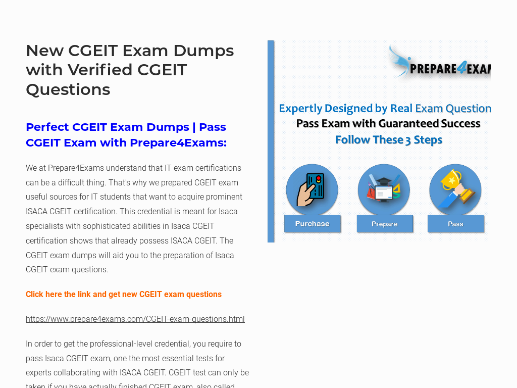 CGEIT Reliable Exam Voucher