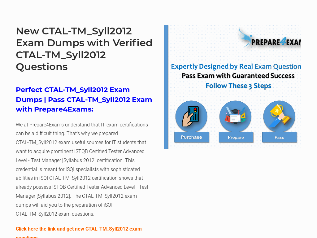 Reliable CTAL-TM_Syll2012 Exam Registration