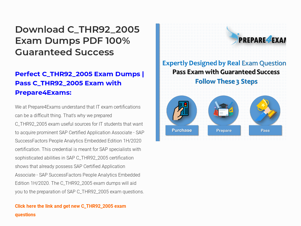 Latest C-THR85-2111 Dumps Book